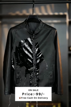 Leather Retail Men’s Faux Leather Regular Length Jacket