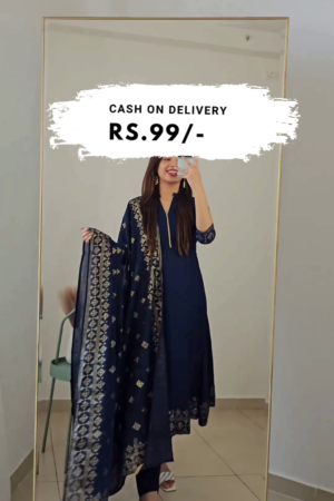 Printed Flared Kurta Set