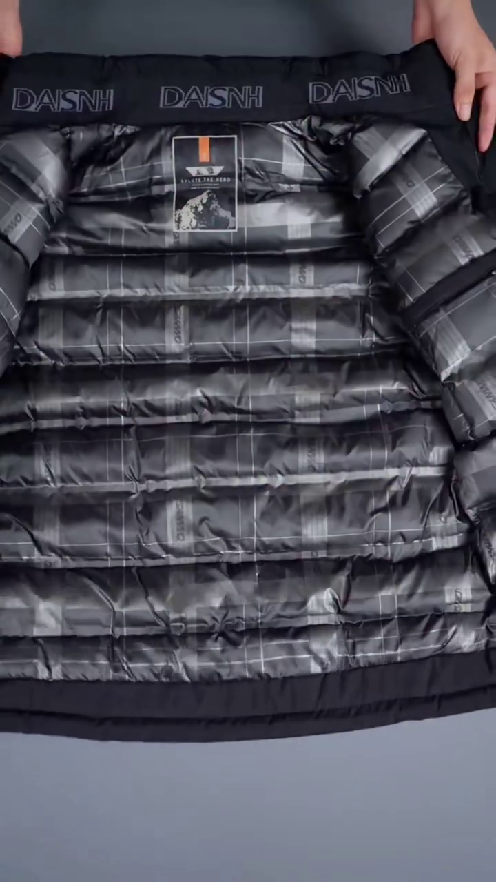 Black Windproof Outdoor Commuter Jacket - Image 3