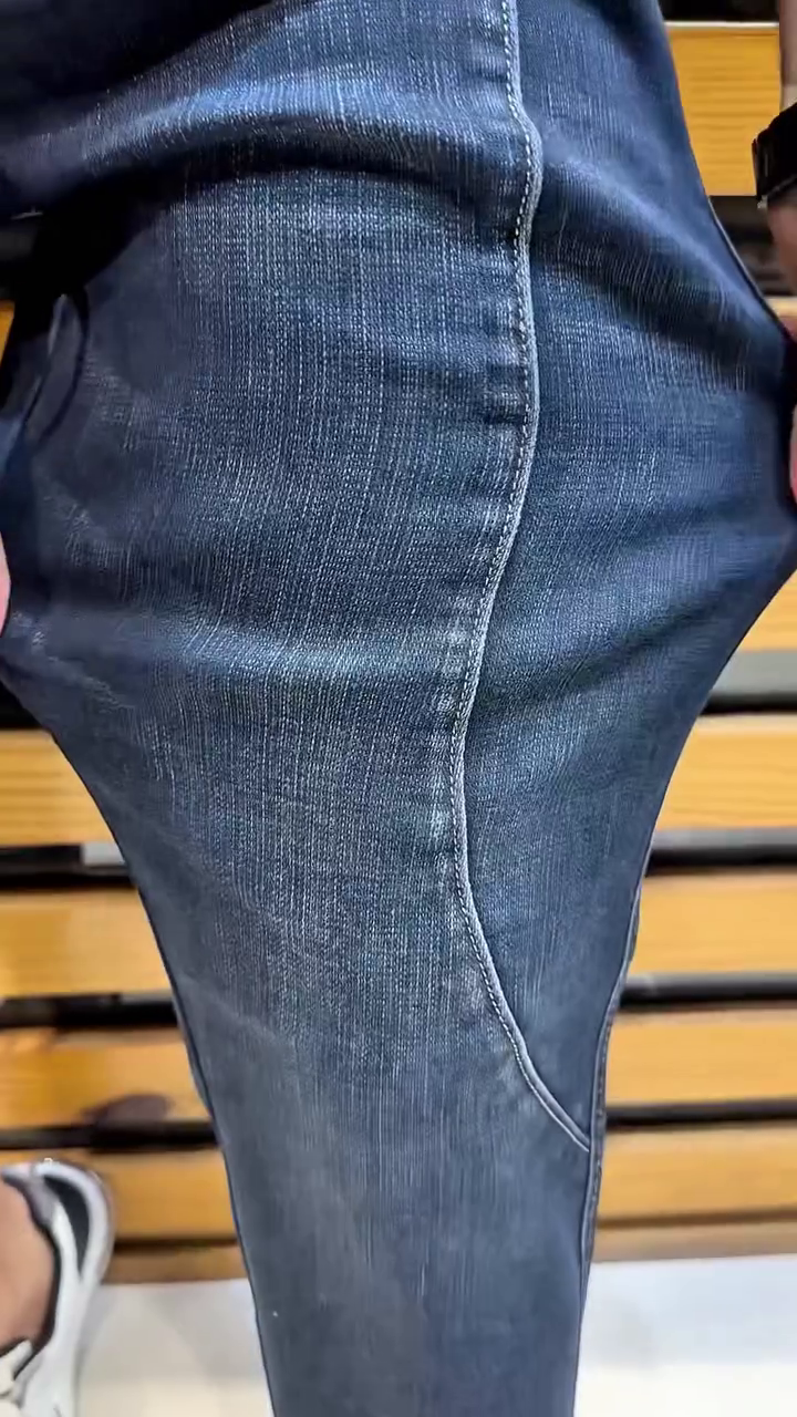 Joggers Pants for Men Denim Overalls Sports Harness Feet Harlan Casual Trousers - Image 4