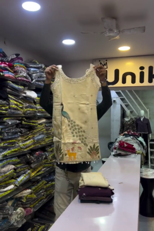 Women Crepe Kurta Sharara Attached Dupatta Set