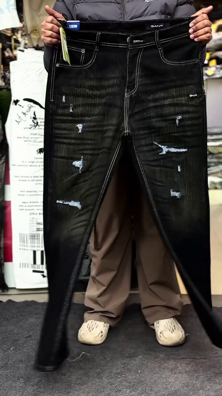 Men's Slim-Fit Denim Jeans, Light Blue - Image 4