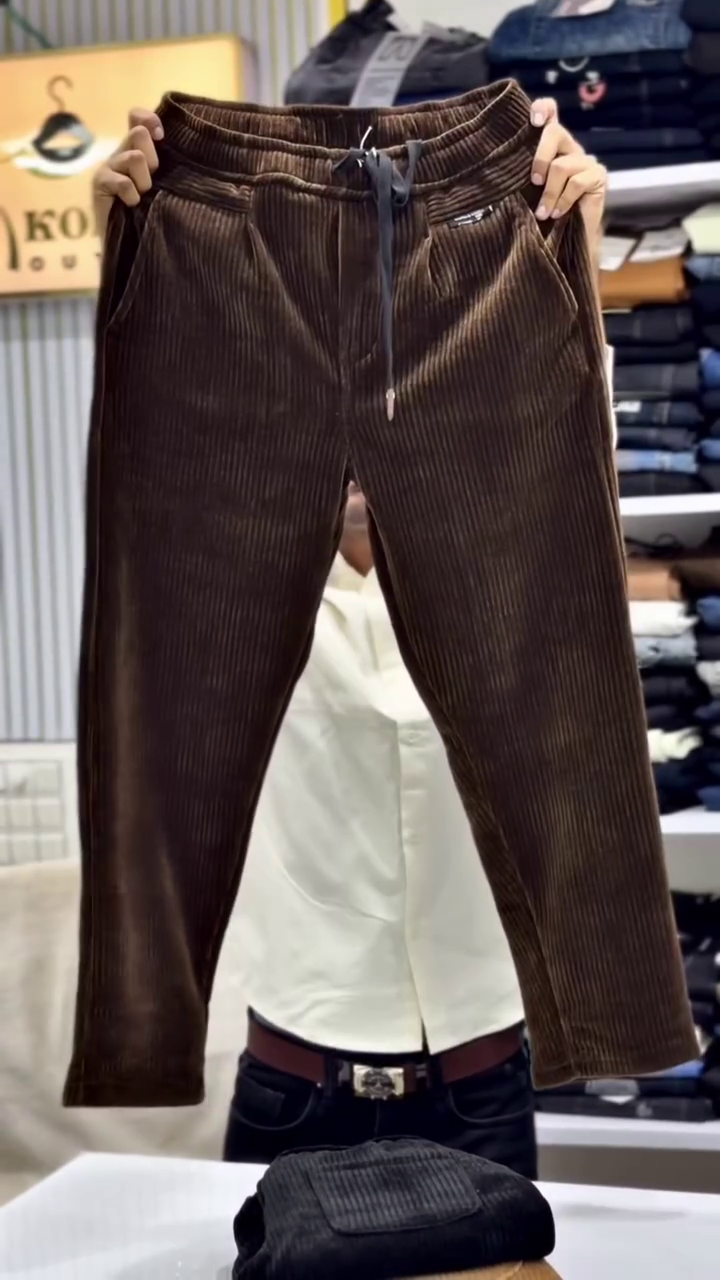 Men’s Corduroy Trouser | Cotton Blend Pants for Men | - Image 9