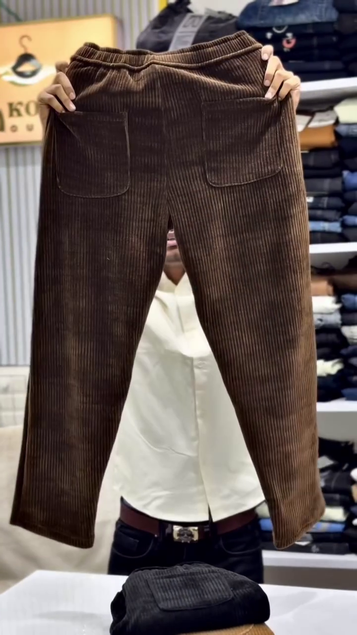Men’s Corduroy Trouser | Cotton Blend Pants for Men | - Image 8